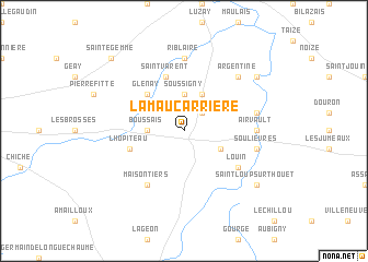 map of La Maucarrière