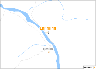 map of Lamawan