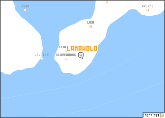 map of Lamawolo