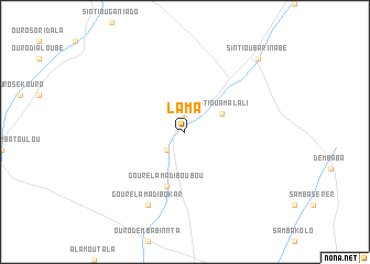 map of Lama