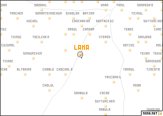 map of Lama