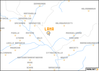 map of Lama