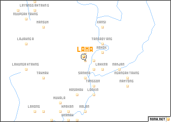 map of Lama