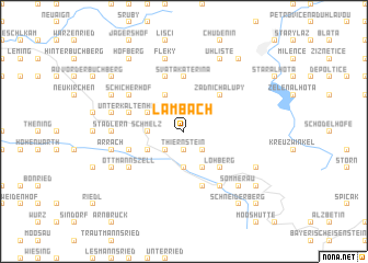 map of Lambach