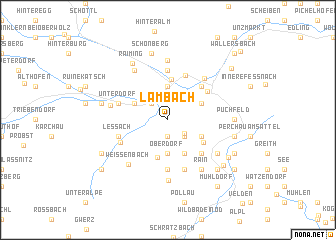 map of Lambach