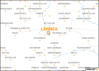 map of Lambach