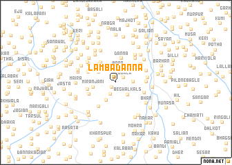 map of Lamba Danna