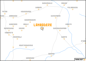 map of Lambadéré