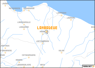 map of Lambadeuë