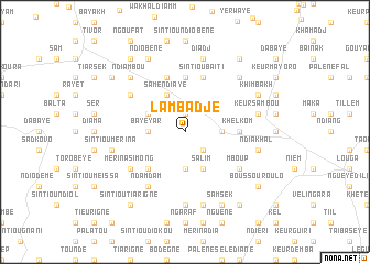 map of Lambadjé
