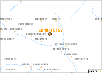 map of Lambafotsy