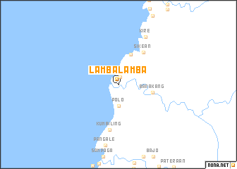 map of Lambalamba