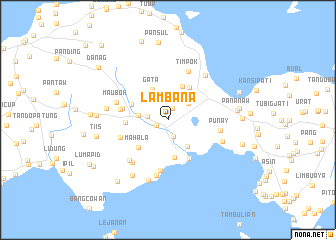 map of Lambana