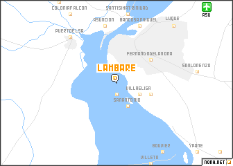 map of Lambaré