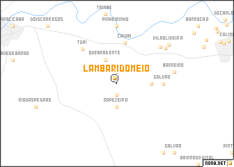map of Lambari do Meio
