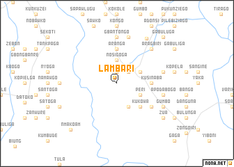 map of Lambari