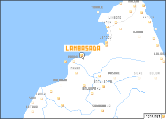 map of Lambasada