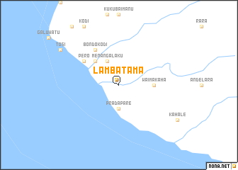 map of Lambatama