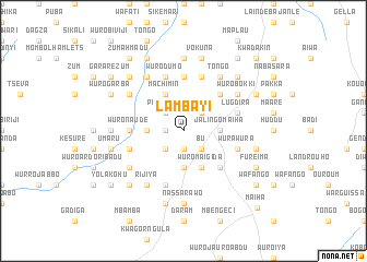 map of Lambayi