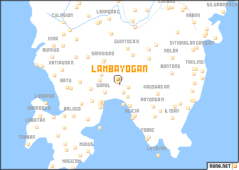 map of Lambayogan