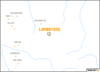 map of Lambayong