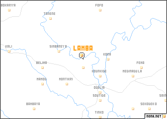 map of Lamba