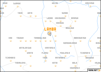 map of Lamba