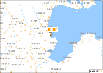 map of Lamba