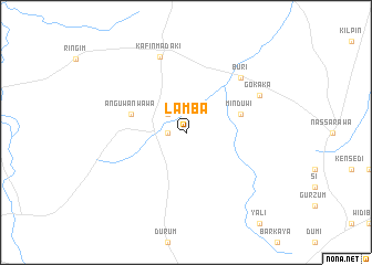 map of Lamba
