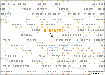 map of Lambedera