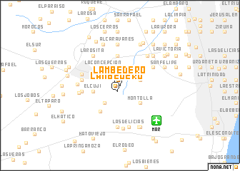 map of Lambedero