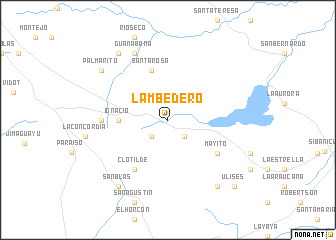 map of Lambedero