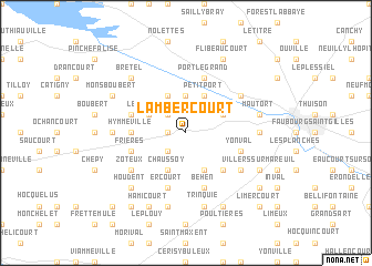 map of Lambercourt