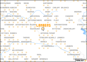 map of Lamberg