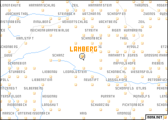 map of Lamberg