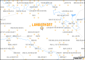 map of Lambermont