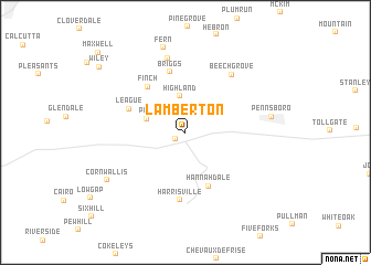 map of Lamberton