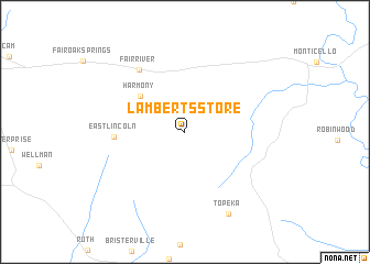 map of Lamberts Store