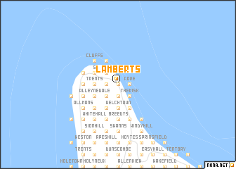 map of Lamberts