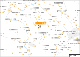 map of Lambert