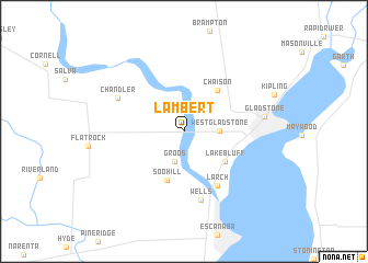 map of Lambert