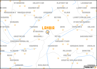 map of Lámbia