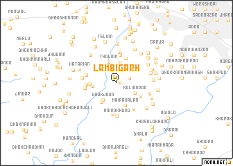 map of Lambīgarh