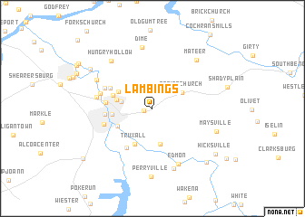 map of Lambings