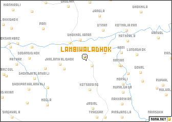 map of Lambīwāla Dhok