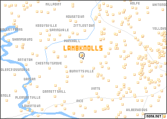 map of Lamb Knolls