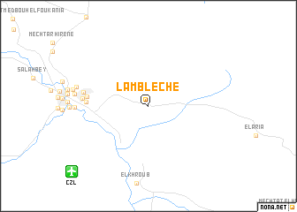 map of Lamblèche