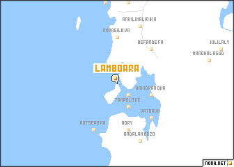 map of Lamboara