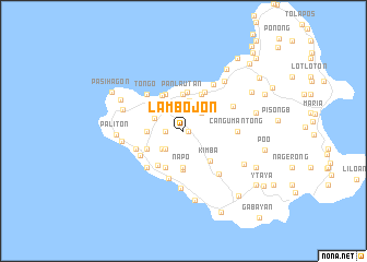 map of Lambojon