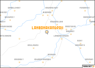 map of Lambomakandro II